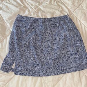 Miami Blue Patterned Mini Skirt